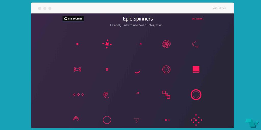 Easy to use css spinners collection with Vue.js integration - Slot Digital